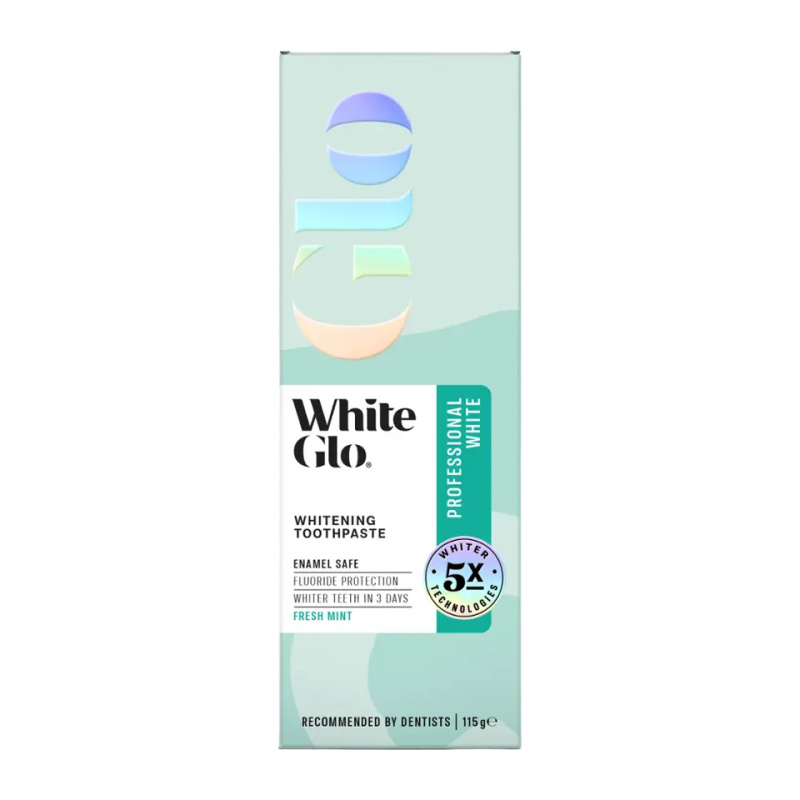 White Glo Glo Professional White bělicí zubní pasta 115 g
