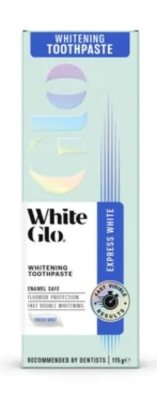 White Glo Glo Express White bělicí zubní pasta 115 g