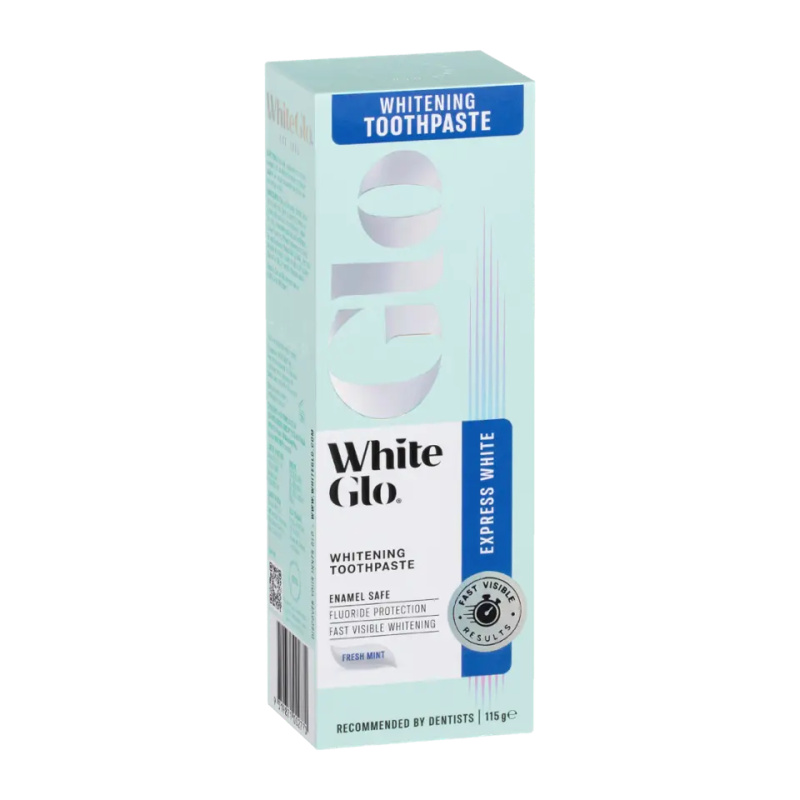 White Glo Glo Express White bělicí zubní pasta 115 g