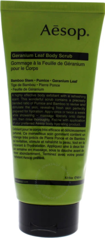 Aesop Tělový peeling Geranium Leaf (Body Scrub) 180 ml