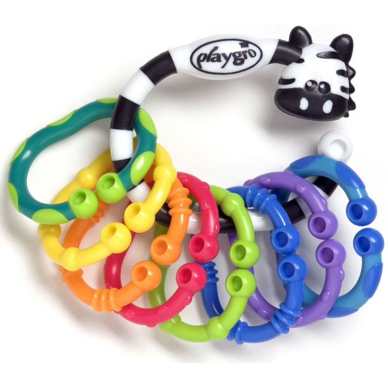 Playgro - Zebra s kroužky
