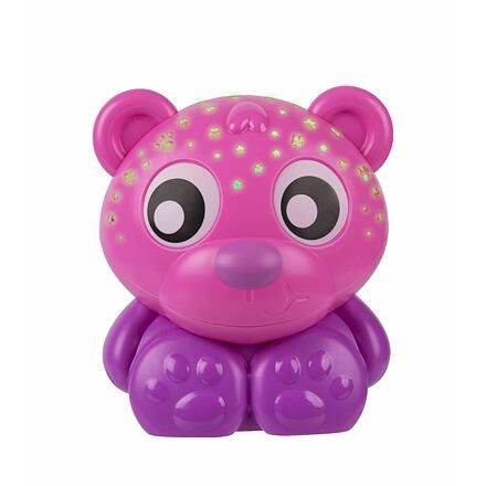 Playgro - Usínací lampička medvídek s projektorem - růžový