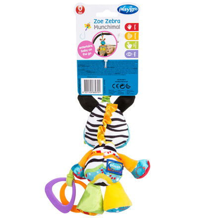 Playgro Závěsná zebra s kousátky