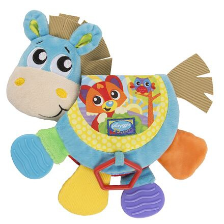 Playgro Kousací knížka oslík se zvukem