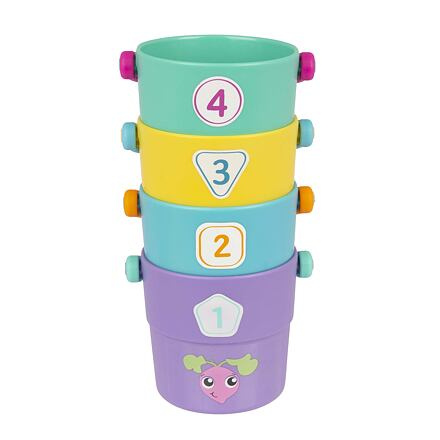 Playgro Počítání s barevnými skládacími kyblíčky