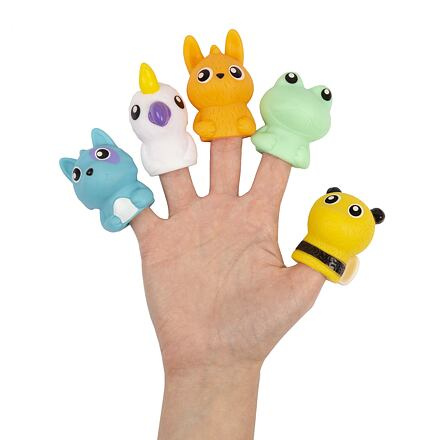 Playgro - Veselá knížka se zvířecími maňásky