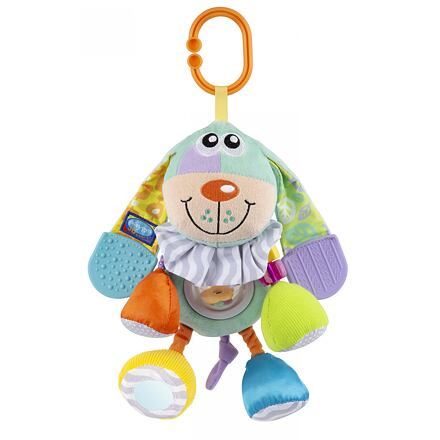 Playgro Závěsný pejsek s kousátky, pastelový