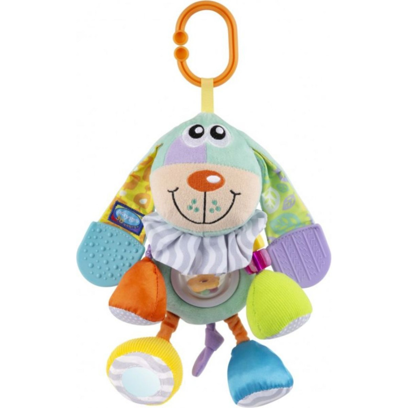 Playgro Závěsný pejsek s kousátky, pastelový