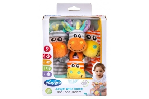 Playgro - Chrastící ponožky a náramky pastelové