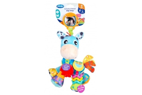 Playgro koník Klusáček závěsná smyslová hračka pro miminka