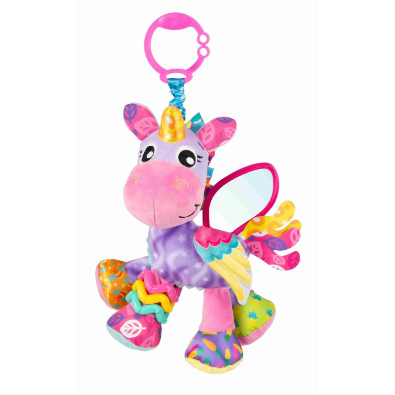 Playgro jednorožec Stella – závěsná hračka pro miminka