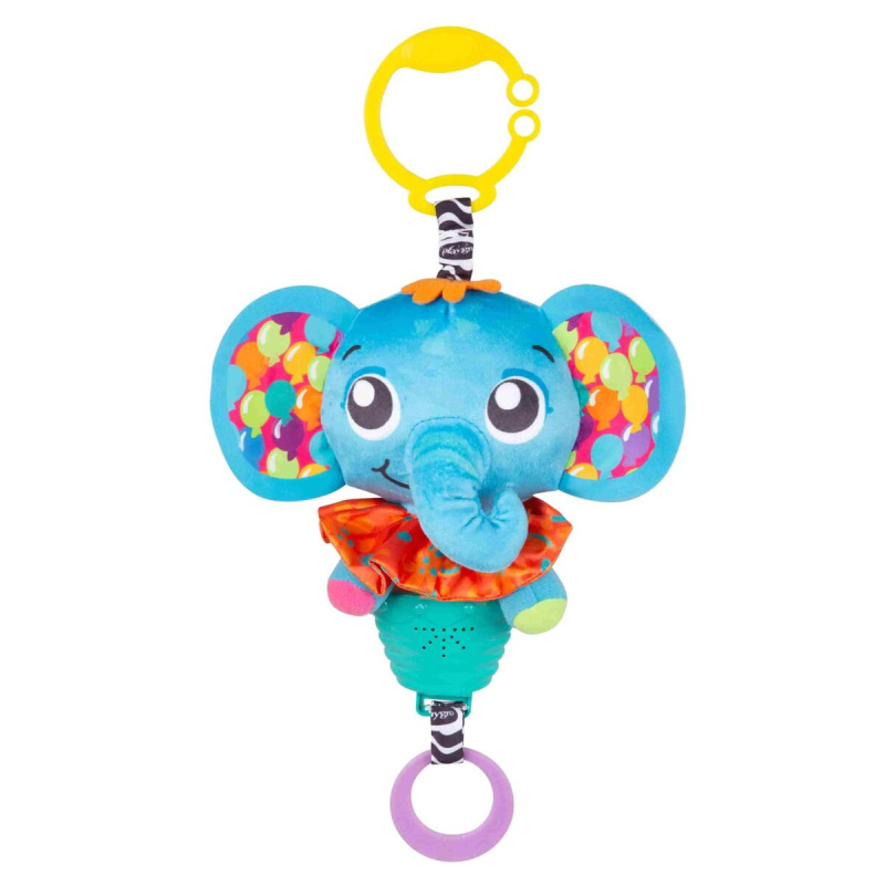 Hrající slůně Elly Playgro – hudební hračka pro miminka