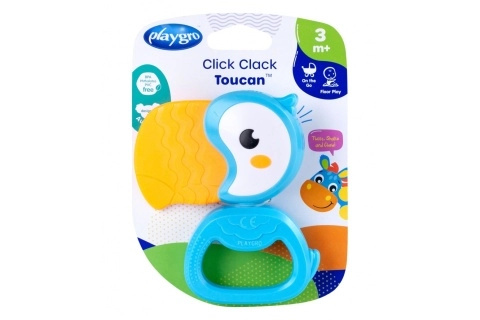 Playgro Kousací chrastítko Tukan