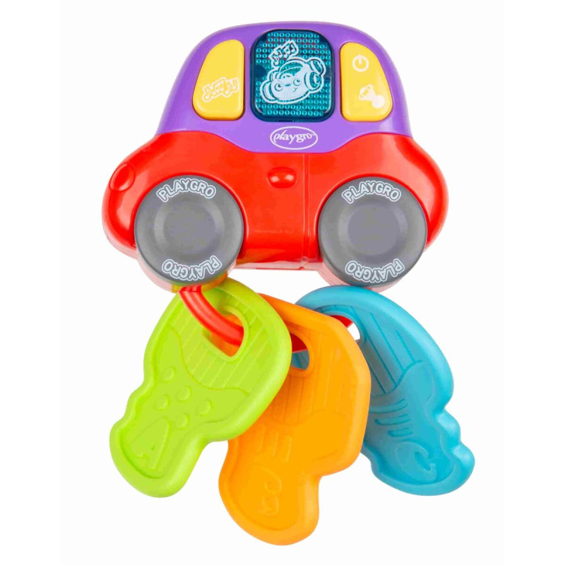 Playgro interaktivní klíče se zvuky a světly pro miminka