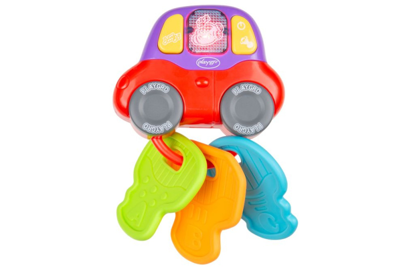 Playgro interaktivní klíče se zvuky a světly pro miminka