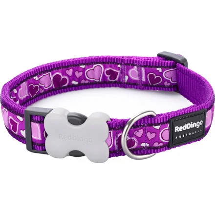 RedDingo Obojek Breezy Love Purple - 1,2/20 až 32cm