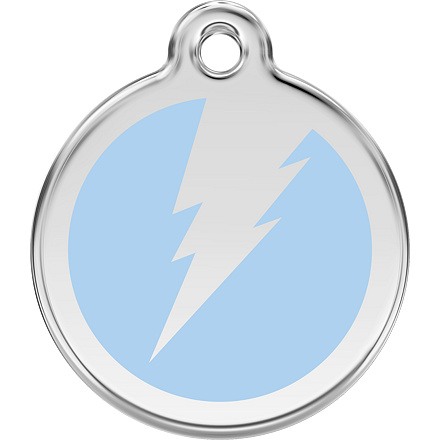 Známka Red Dingo Blesk světle modrá velikost známky S - 20 mm