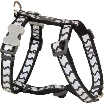 Postroj RD 15 mm x 36-54 cm - Ziggy Rfx - Černá