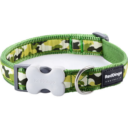 RedDingo Obojek Camouflage Green - 2,5/41 až 63cm