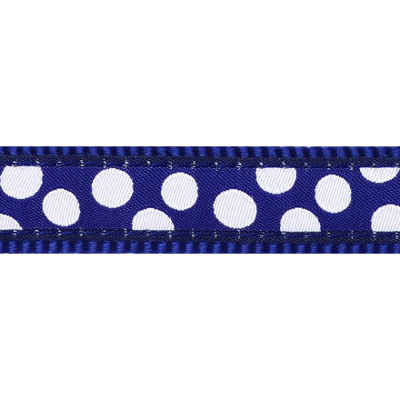 Vodítko RD přep. 20 mm x 2 m - White Spots on Navy