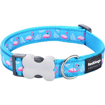 Obojek RD 25 mm x 41-63 cm - Flamingo Turquoise