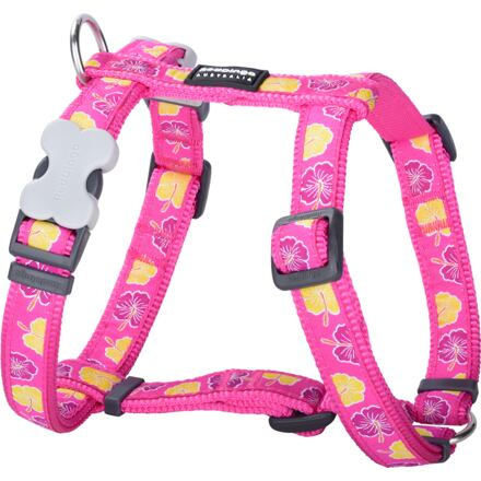 Postroj RD 25 mm x 56-80 cm - Hibiscus Hot Pink