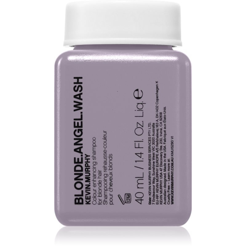 Kevin Murphy Angel Blonde Wash fialový šampon pro blond a melírované vlasy 40 ml
