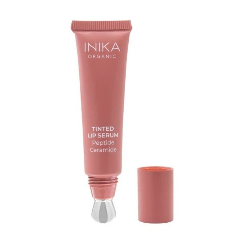Inika Organic Tónované sérum na rty s peptidy a ceramidy Peony 10 ml
