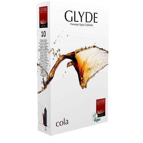 Glyde Cola - Premium Vegan Condoms 10 pack | Černé