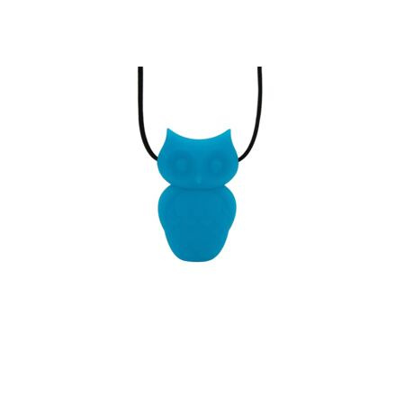 Uklidňující přívěsek Sovička, modrý