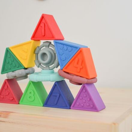 Jellystone Designs Skládací hračka Triblox - duhová