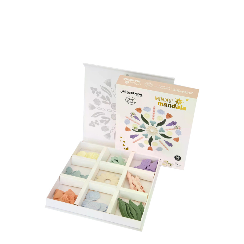 Jellystone Designs Senzorická antistresová mandala pro děti, pastelová