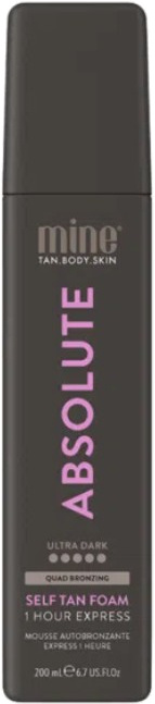 Minetan Ultra tmavá samoopalovací pěna Absolute (Self Tan Foam) 200 ml