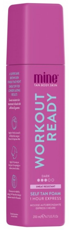 Minetan Samoopalovací pěna pro aktivní životní styl Workout Ready (Self Tan Foam) 200 ml