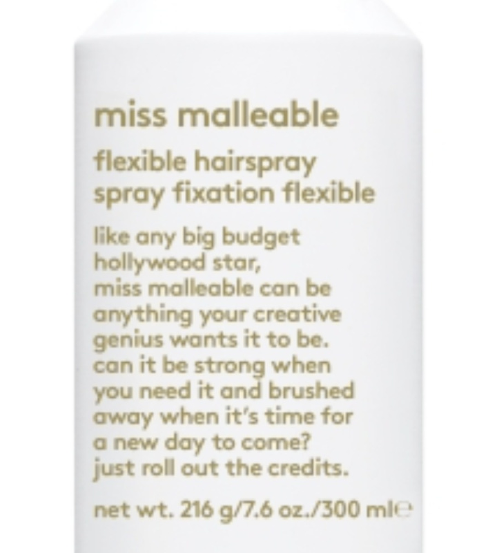 EVO Miss malleable flexible hairspray 300ml