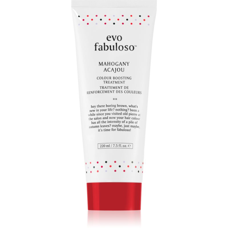 EVO Fabuloso Colour Boosting Treatment kondicionér pro zvýraznění barvy vlasů odstín Mahogany 220 ml