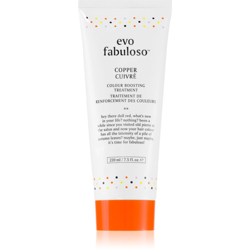 EVO Fabuloso Colour Boosting Treatment kondicionér pro zvýraznění barvy vlasů odstín Copper 220 ml