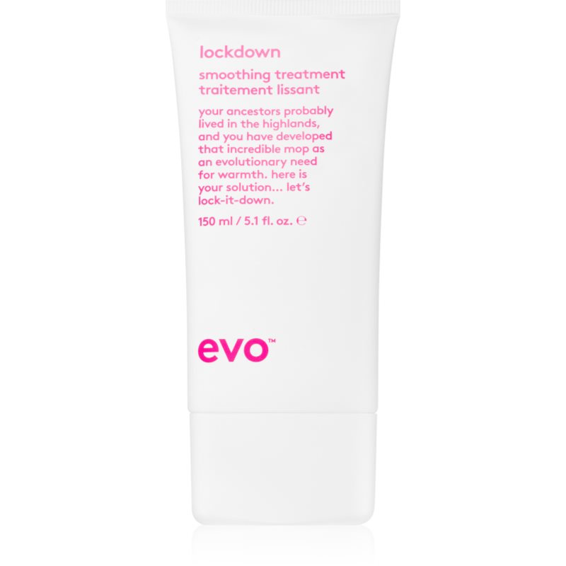 EVO Smooth Lockdown uhlazující bezoplachový kondicionér pro nepoddajné a krepatějící se vlasy 150 ml