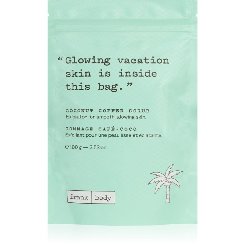 Frank Body Coconut Coffee kávový tělový peeling s kokosovým olejem 100 g