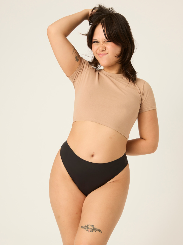 Menstruační kalhotky Modibodi Seamfree Hi-Leg Cheeky Moderate-Heavy (MODI4079) 3XL