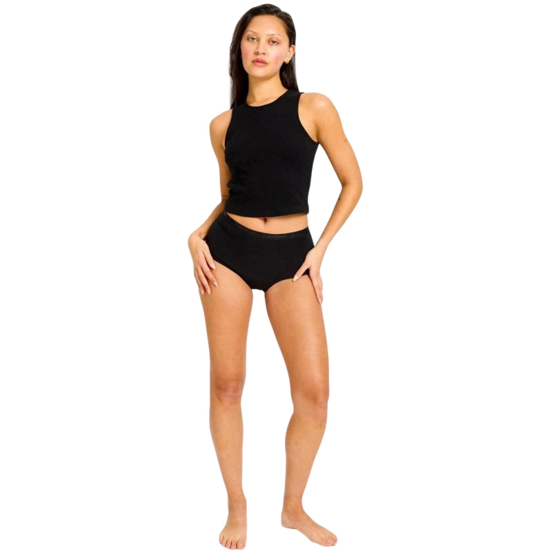Menstruační kalhotky Modibodi Basic Full Brief Super Overnight (BSFBSOBLAW) L