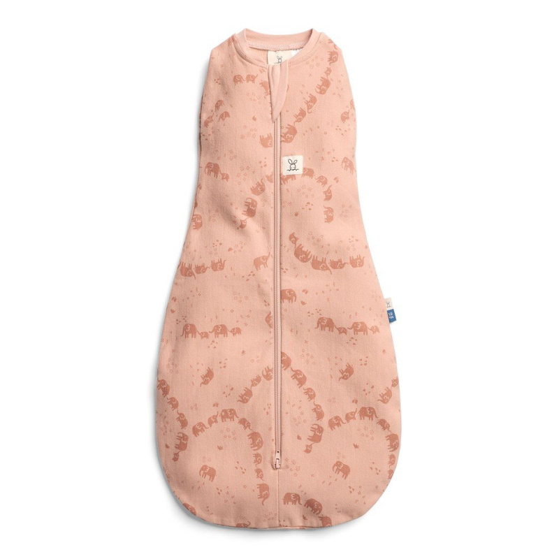Ergopouch zavinovačka a spací vak 2v1 Cocoon Elephant Parade 6–12 měsíců, 8–10 kg, 0,2 TOG