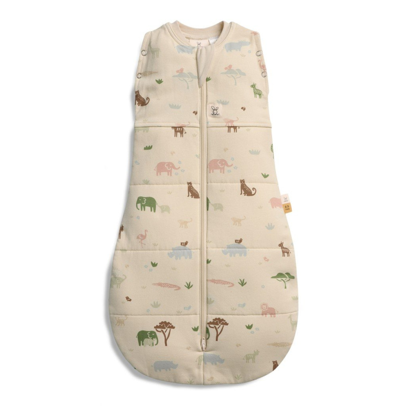Ergopouch zavinovačka a spací vak 2v1 Cocoon Savannah 6–12 měsíců, 8–10 kg, 2,5 TOG