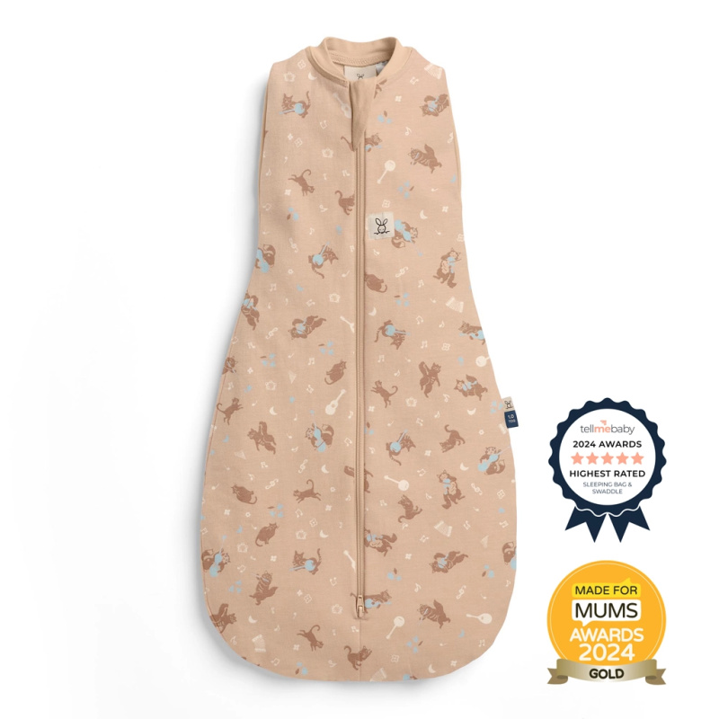 ErgoPouch zavinovačka a spací pytel 2v1 Cocoon Melody, 3–6 měsíců, 1,0 TOG