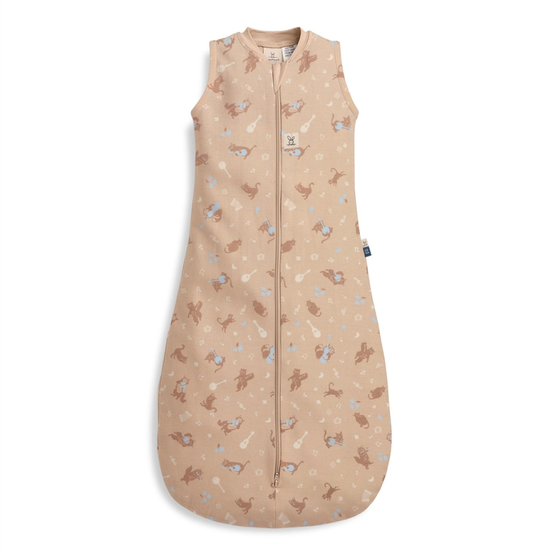 ErgoPouch spací pytel z organické bavlny Jersey Melody 8–24 měsíců, 1,0 TOG