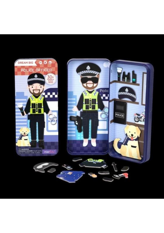 MierEdu Cestovní magnetické puzzle - policista JRK Kladno