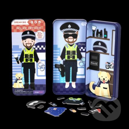 MierEdu Cestovní magnetické puzzle - policista JRK Kladno