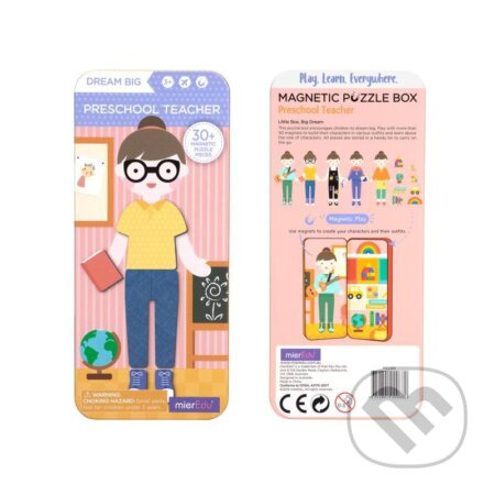 Cestovní magnetické puzzle - učitelka - hra z kategorie Vzdělávací hry