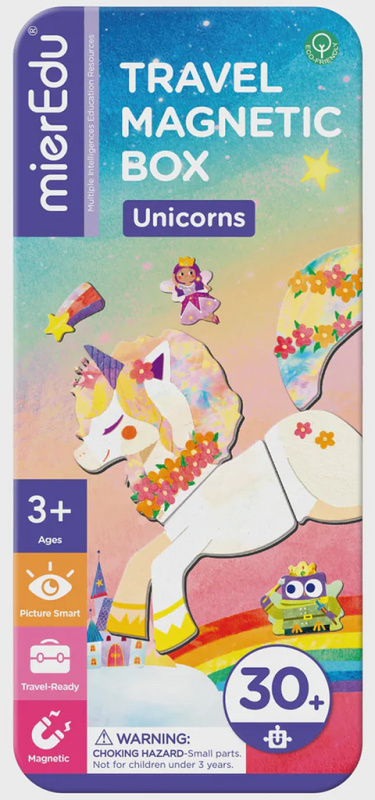MierEdu Puzzle cestovní magnetické / jednorožec - puzzle z kategorie Maxi dílky