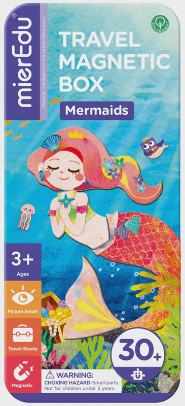 MierEdu Puzzle cestovní magnetické / mořská víla - puzzle z kategorie Maxi dílky